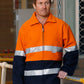 Winning Spirit Hi-Vis Two Tone Bluey Safety Jacket With 3M Tapes (SW31A)