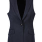 Biz Corporates Ladies Longline Sleeveless Jacket (60114) Clearance
