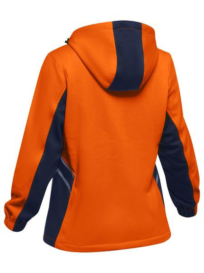 Bisley Women's Hi Vis Liquid Repellent Fleece Hoodie (BKL6571)