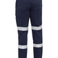 Bisley Taped Biomotion Stretch Cotton Drill Elastic Waist Cargo Work Pant (BPC6029T)