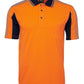 JB's Wear-Jb's Hi Vis S/S Arm Tape Polo - Adults-XS / Orange/Navy-Uniform Wholesalers - 3