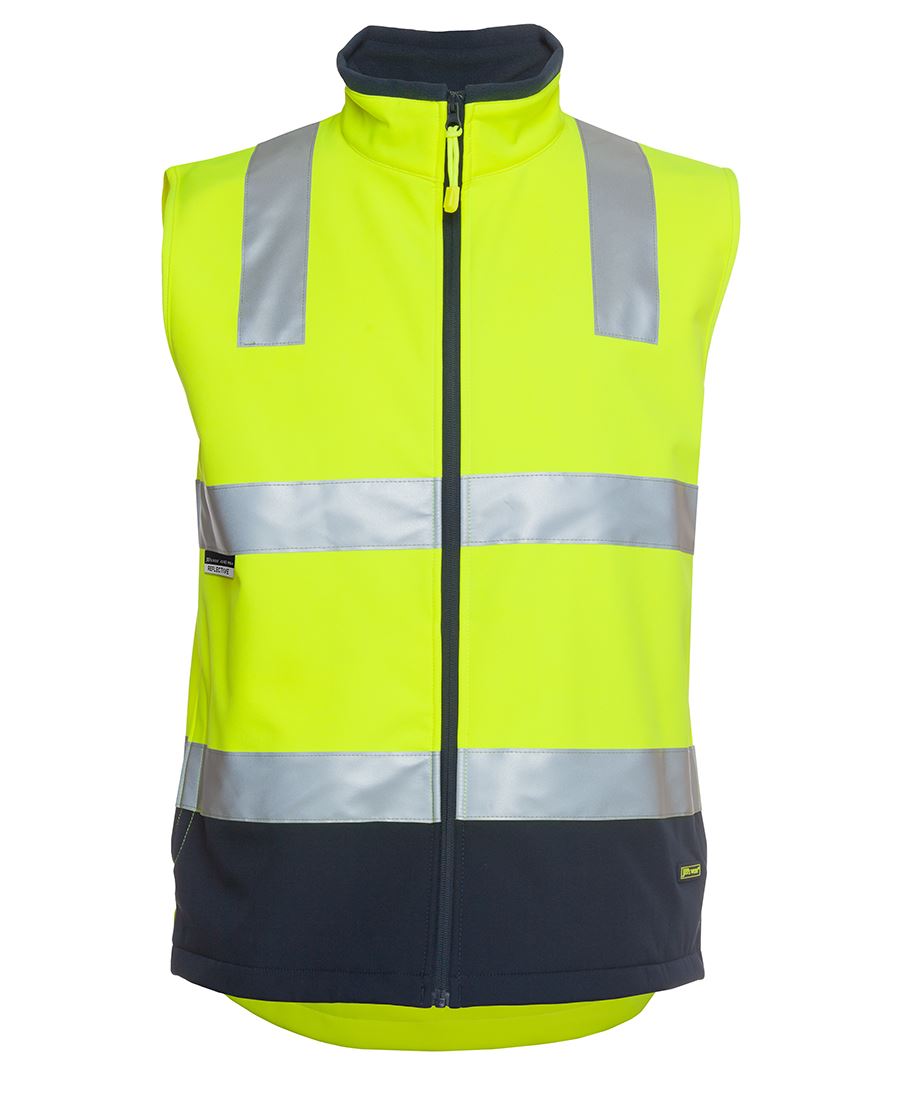 JBs Wear Hi Vis (D+N) Softshell Vest - Adults (6D4LK)