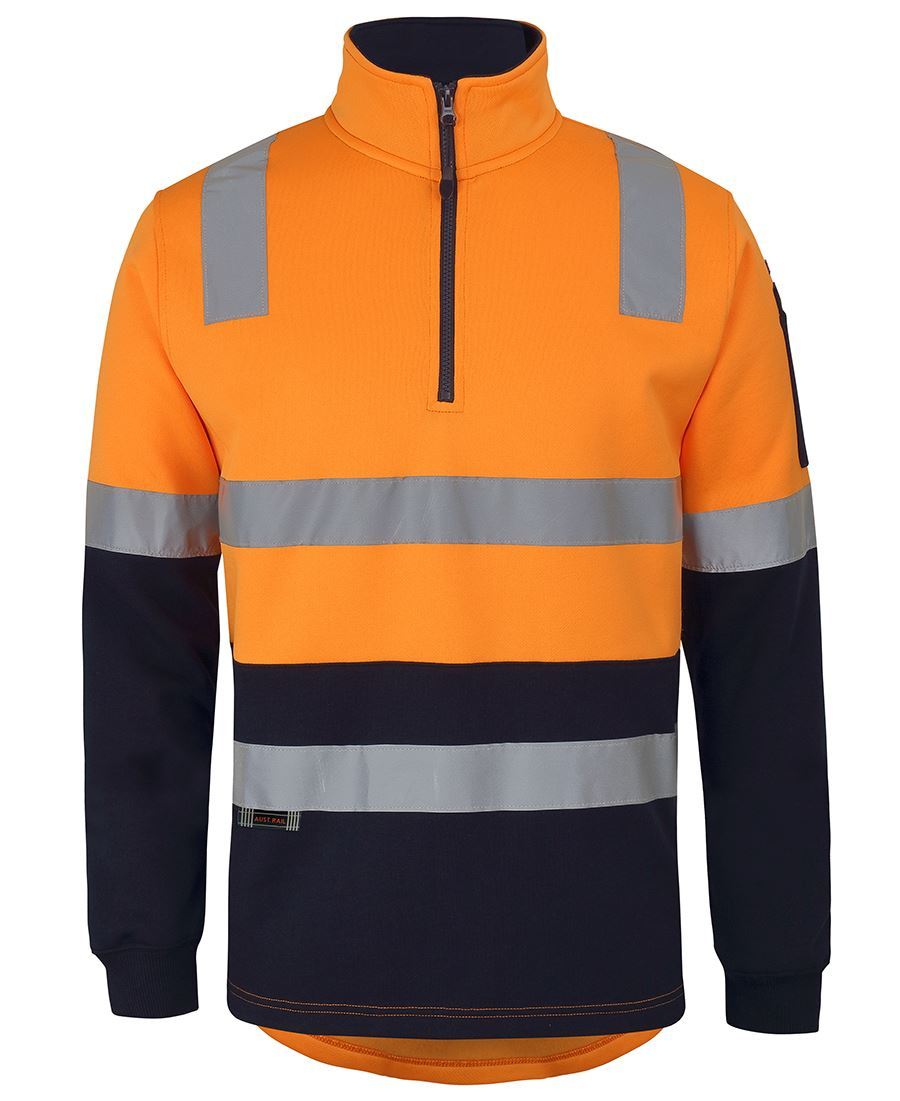JBs Wear 1/2 Zip Aust. Rail (D+N) Fleece Sweater - (6DARF)