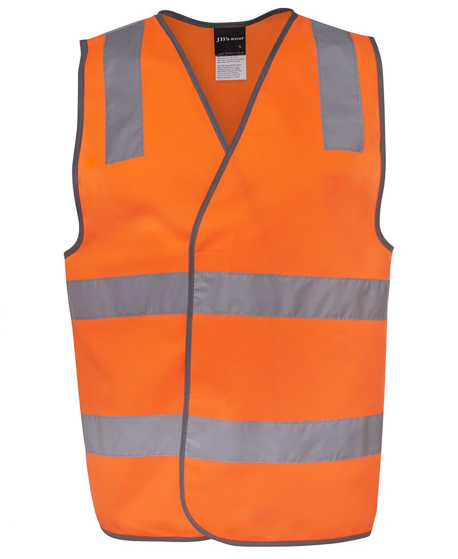 JB's Wear-JB's Hi Vis (D+N) Safety Vest - Adults-Orange / S-Uniform Wholesalers - 4