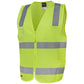 JBs Wear HI VIS (D+N) Zip Safety Vest (6DNSZ)