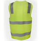 JBs Wear HI VIS (D+N) Zip Safety Vest (6DNSZ)