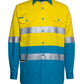 JBs Wear Hi Vis Long Sleeve (D+N) 150g Work Shirt - Adults (6DNWL)