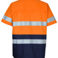 JB'S HI Vis (D+N) S/S 150g Work Shirt (6DNWS)