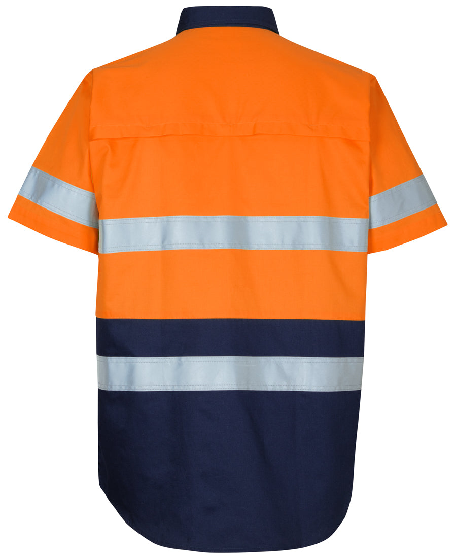 JB'S HI Vis (D+N) S/S 150g Work Shirt (6DNWS)