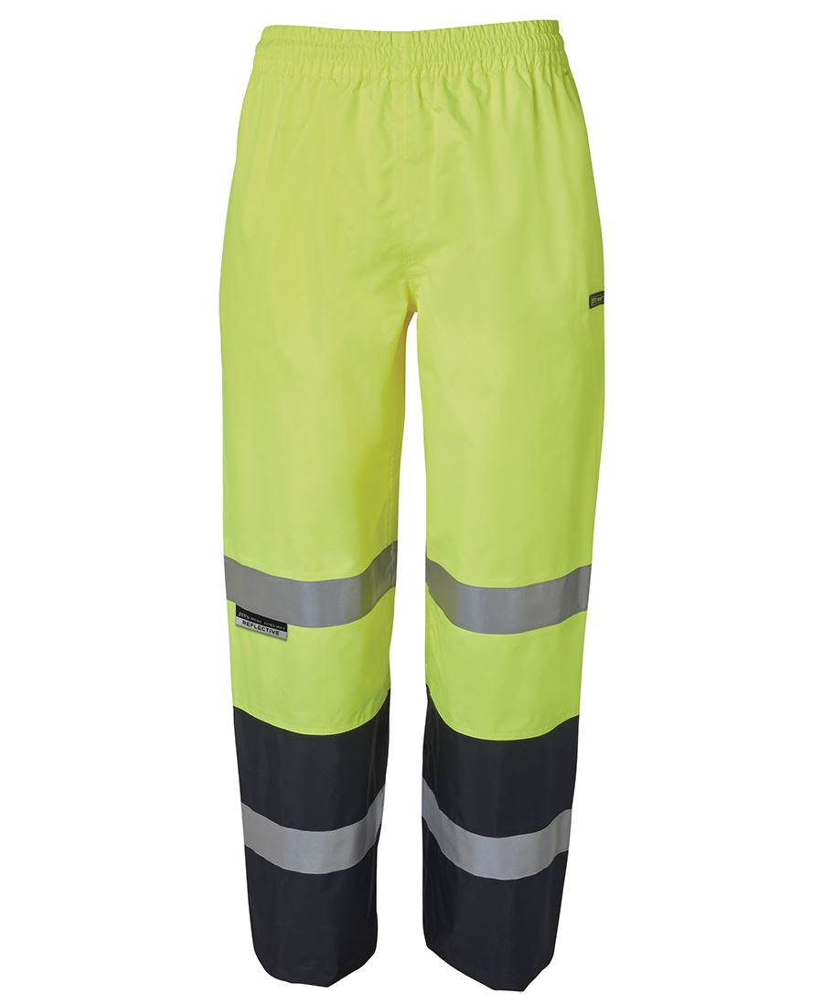 JB's Wear-JB's Hi Vis (D+N) Premium Rain Pant-Lime/Navy/ XS-Uniform Wholesalers - 2