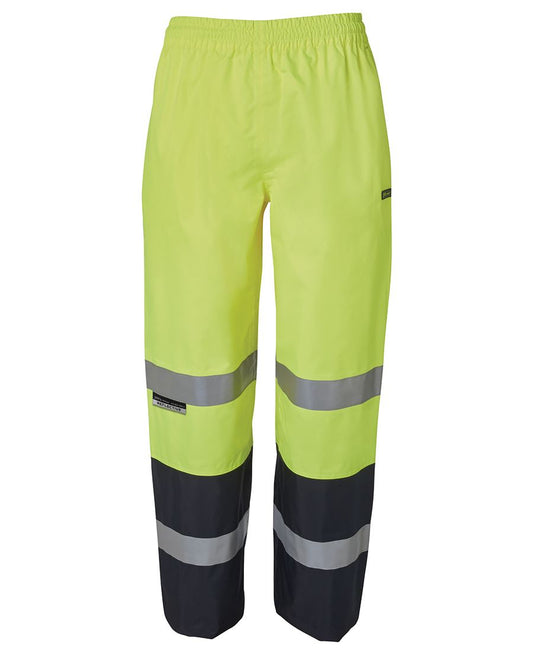 JB's Wear-JB's Hi Vis (D+N) Premium Rain Pant-Lime/Navy/ XS-Uniform Wholesalers - 2