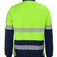 JBs Wear Hi Vis 330G 1/2 Zip Segmented Tape Fleece (6DPS)