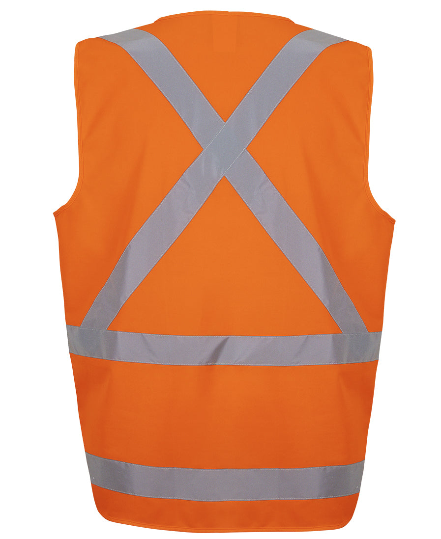 JB's NSW/QLD Rail (D+N) Zip X-Back Safety Vest (6DVQV)