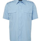 JB's Wear-Jb's Epaulette Gents Shirt-Blue S/S / S-Uniform Wholesalers - 2