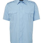 JB's Wear-Jb's Epaulette Gents Shirt-Blue S/S / S-Uniform Wholesalers - 2