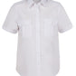 JB's Wear-JB's Ladies Epaulette Shirt S/S-8 / White-Uniform Wholesalers - 3