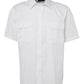 JB's Wear-Jb's Epaulette Gents Shirt-White S/S / S-Uniform Wholesalers - 4