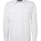 JB's Wear-Jb's Epaulette Gents Shirt-White L/S / S-Uniform Wholesalers - 6