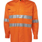 JB's Wear-JB's Hi Vis (D+N) Long Sleeve 190g Shirt With Tape - Adults-Orange / XS-Uniform Wholesalers - 5