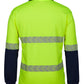 JBs Wear Hi Vis L/S Segmented Tape Polo (6HLST)