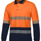 JBs Wear Hi Vis L/S Segmented Tape Polo (6HLST)