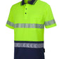 JBs Wear Hi Vis (D+N) Cotton Back S/S Segmented Tape Polo (6HMSS)
