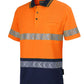JBs Wear Hi Vis (D+N) Cotton Back S/S Segmented Tape Polo (6HMSS)