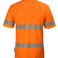 JBs Wear Hi Vis (D+N) Cotton Back S/S Segmented Tape Polo (6HMSS)