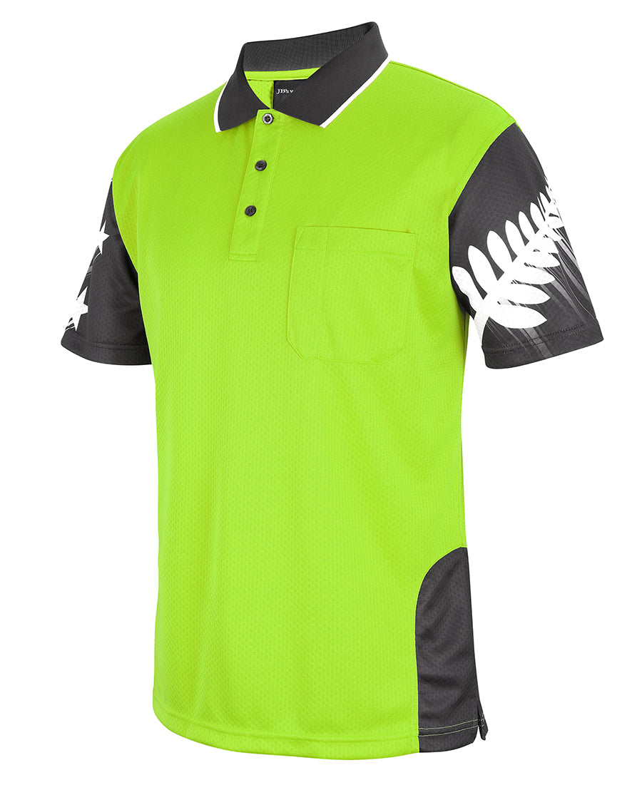 JBs Wear Hi Vis NZ Fern Polo (6HNF)