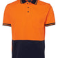 JB's Wear-Jb's Hi Vis Short Sleeve Cotton Back Polo - Adults-Orange/Navy / XS-Uniform Wholesalers - 5