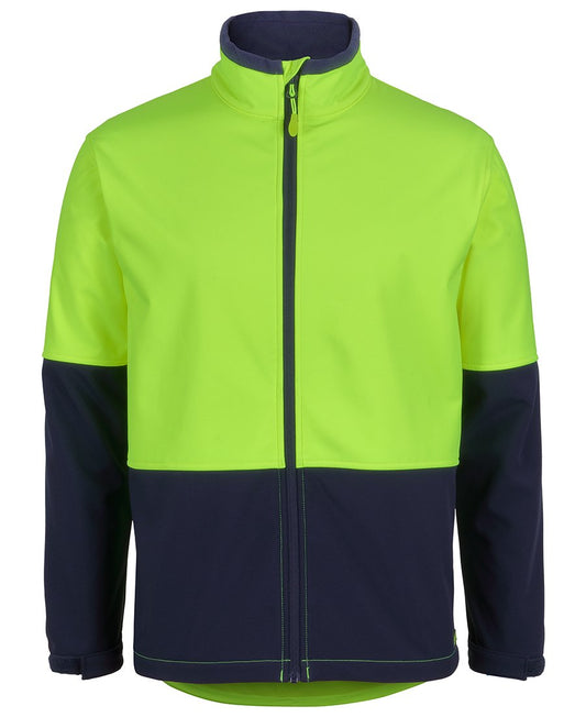 JBs Wear Hi Vis Water Resist Softshell Jacket (6HRJ)