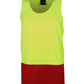 JB's Wear-Jb's Hi Vis Traditional Singlet - Adults-Lime/Red / XS-Uniform Wholesalers - 2