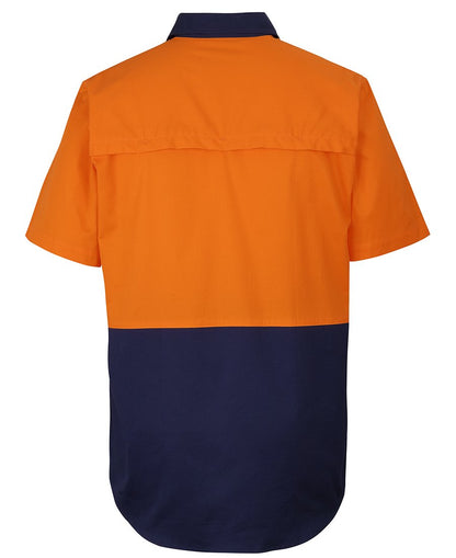 JBs Wear Hi Vis Close Front S/S 150G Work Shirt (6HVCW)