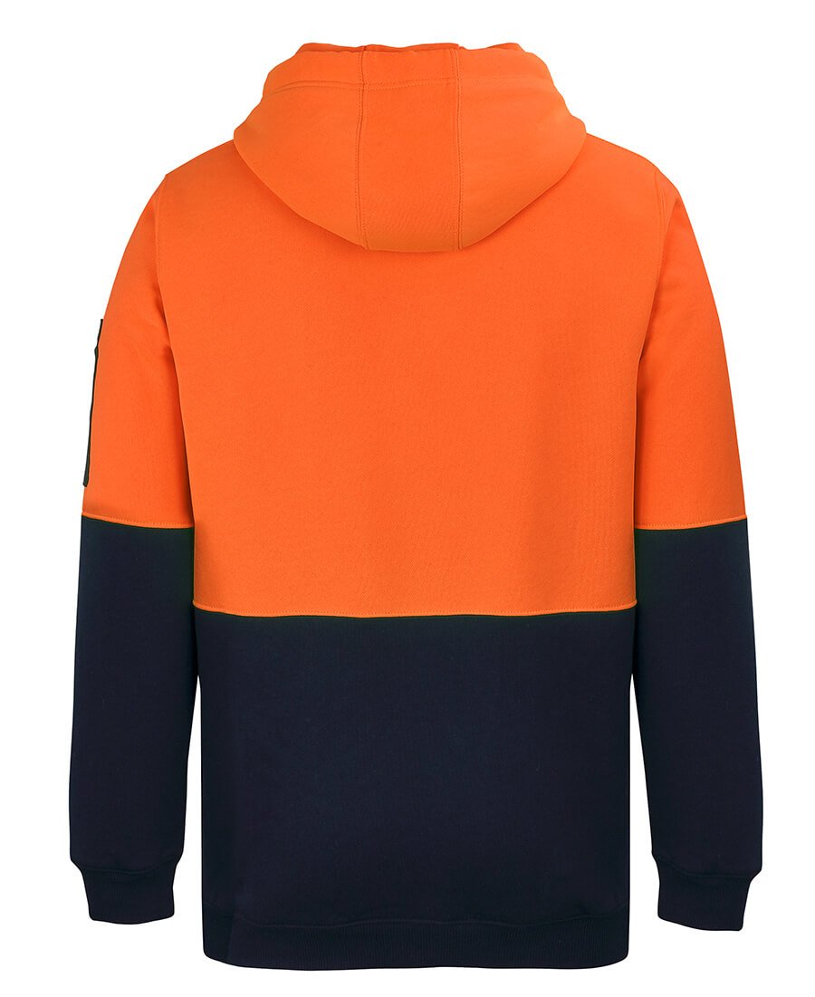 JBs Wear Hi Vis 1/2 Zip Hoodie (6HVHZ)