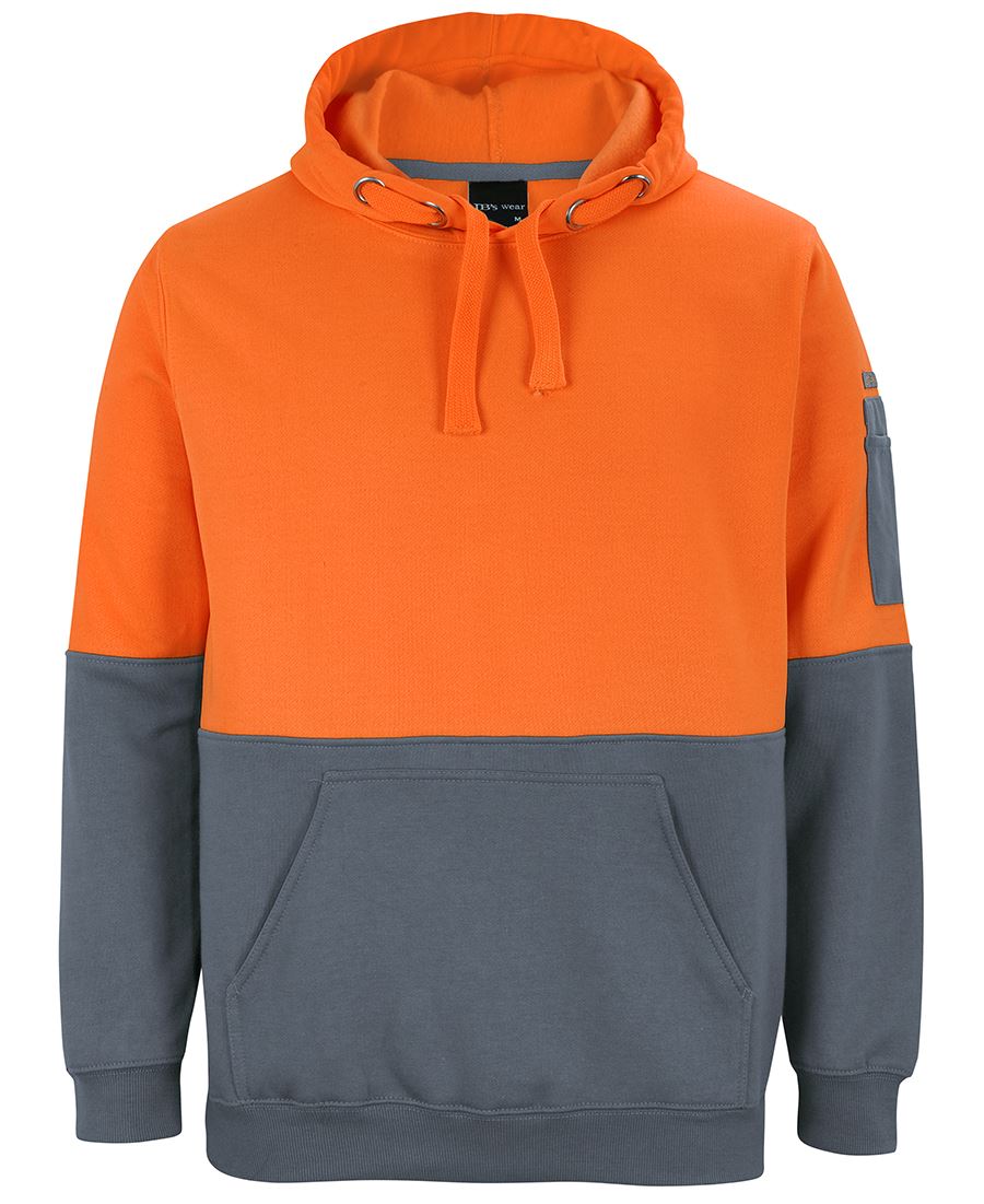 JBs Wear Hi Vis Pull Over Hoodie (6HVPH)
