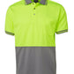 JB's Wear-Jb's Hi Vis Short Sleeve Traditional Polo - Adults-Lime/Charcoal / XS-Uniform Wholesalers - 5