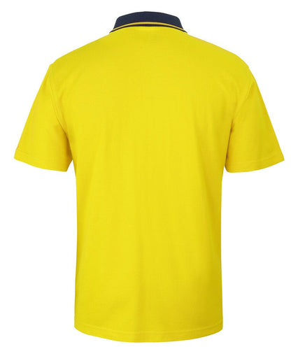 JBs Wear Hi Vis S/S Cotton Pique Trad Polo (6HVQS)