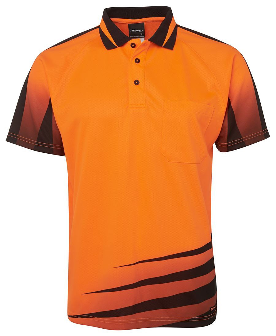 JB's Wear-JB's Hi Vis Rippa Sub Polo-Orange/Black / XS-Uniform Wholesalers - 3