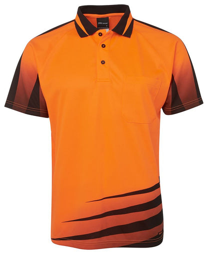 JB's Wear-JB's Hi Vis Rippa Sub Polo-Orange/Black / XS-Uniform Wholesalers - 3