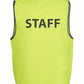 JB's Wear-JB's Hi Vis Safety Vest Staff-S / LIME-Uniform Wholesalers