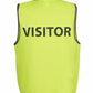 JB's Wear-JB's Hi Vis Safety Vest Visitor-S / LIME-Uniform Wholesalers