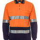 JBs Wear Hi Vis Long Sleeve (d+n) Traditional Polo - Adults (6HVSL)