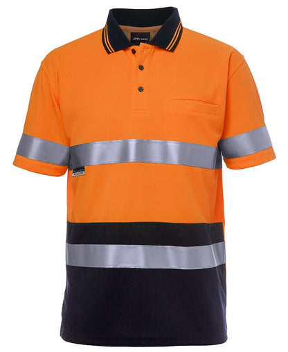 JBs Wear Hi Vis Short Sleeve (d+n) Traditional Polo - Adults (6HVST)