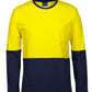 JBs Wear Hi Vis L/S Crew Neck Cotton T-Shirt (6HVTN)