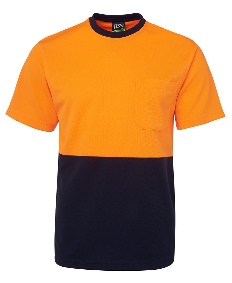 JB's Wear-Jb's Hi Vis Traditional T-shirt - Adults-Orange/Navy / XS-Uniform Wholesalers - 4