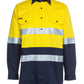 JBs Wear Hi Vis (D+N) Close Front L/S Shirt 190g - Adults (6HWCF)