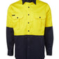 JB's Wear-Jb's Hi Vis Long Sleeve 190g Shirt - Adults-Yellow/Navy / S-Uniform Wholesalers - 4