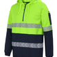 JBs Wear Hi Vis 1/2 Zip Segmented Tape Hoodie (6HZSH)