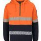 JBs Wear Hi Vis 1/2 Zip Segmented Tape Hoodie (6HZSH)