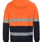 JBs Wear Hi Vis 1/2 Zip Segmented Tape Hoodie (6HZSH)